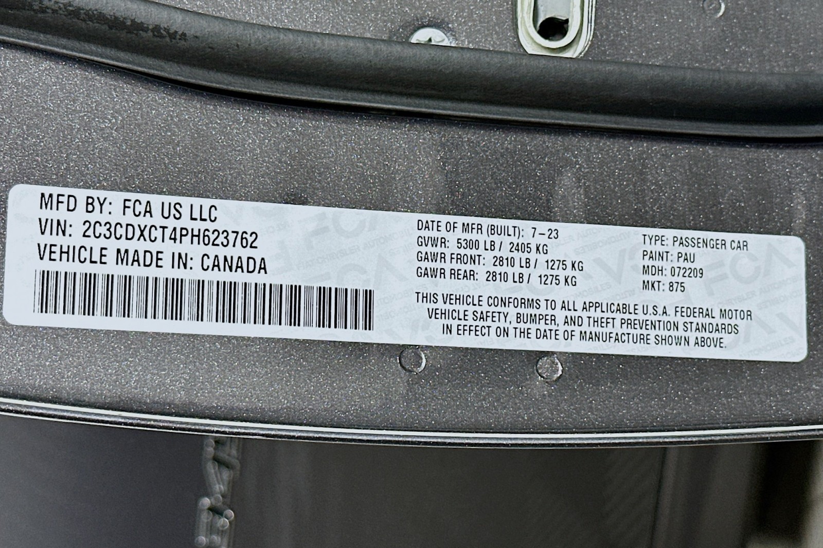 Used 2023 Granite Pearlcoat Dodge R/T image 24