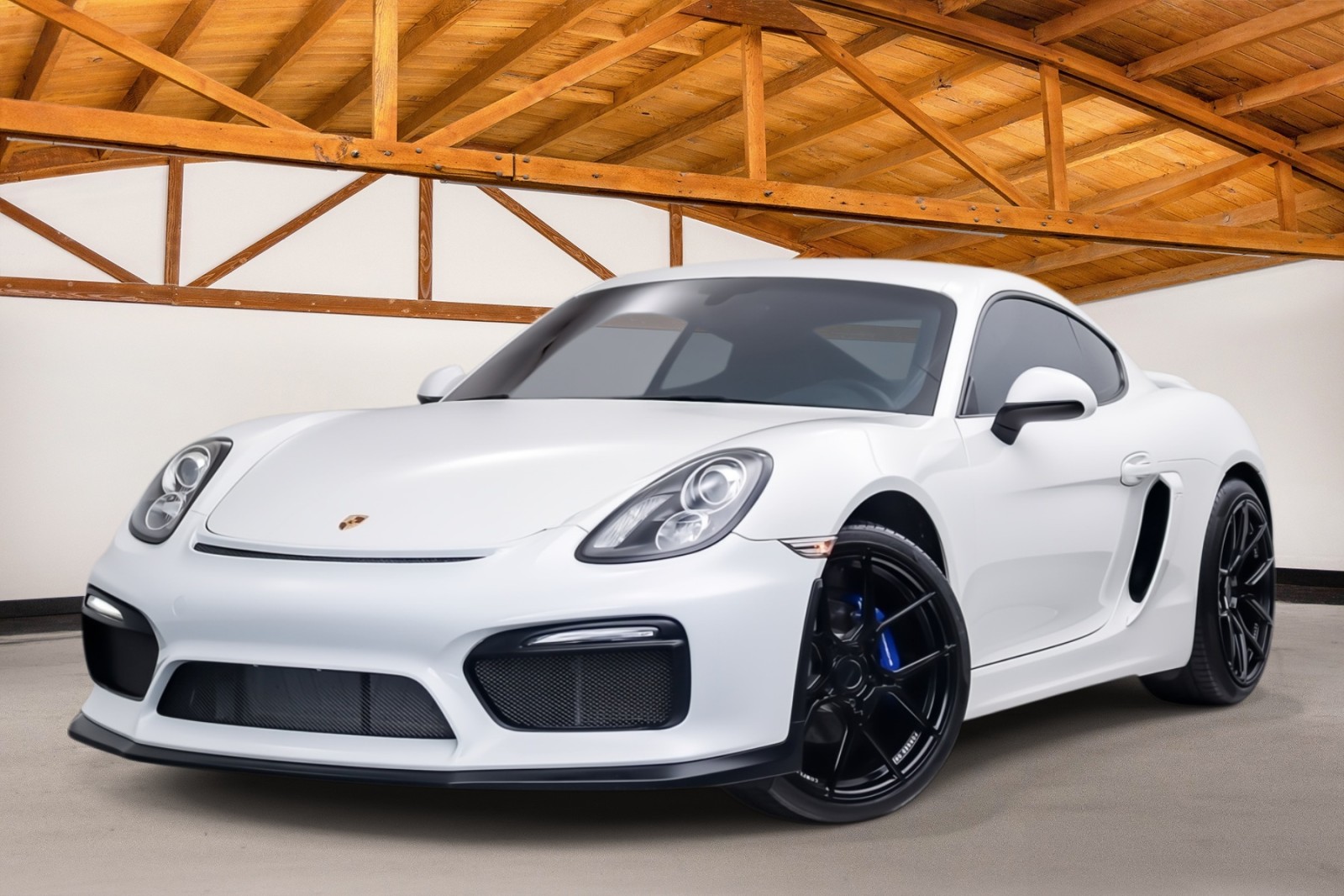 White 2015 Porsche Cayman Base Coupe Rear-Wheel Drive Automatic