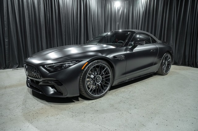 MANUFAKTUR Night Black Magno 2026 Mercedes-Benz SL-Class AMG SL 63 4MATIC Convertible All-Wheel Drive Automatic