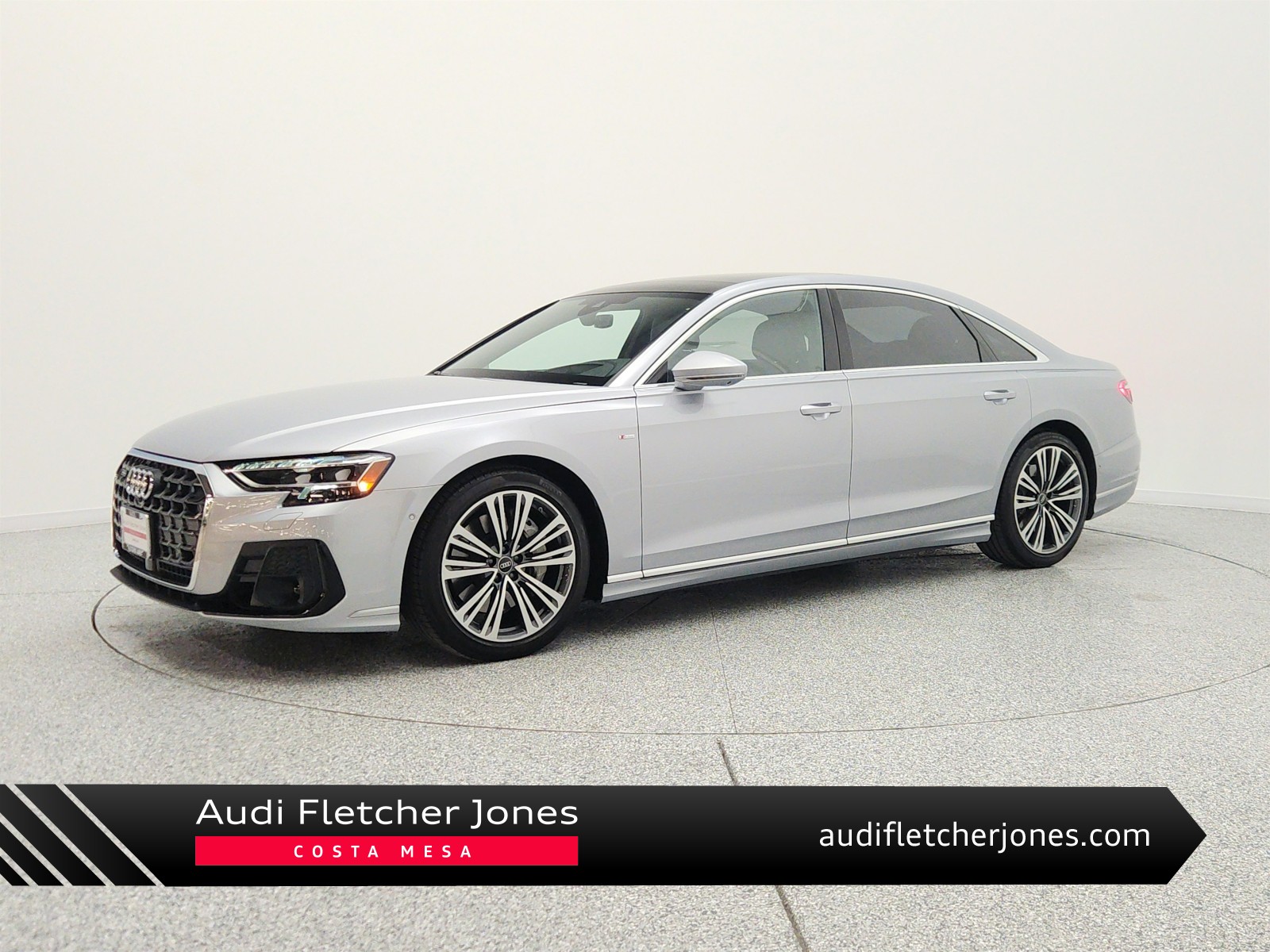 Florett Silver Metallic 2023 Audi A8 L quattro 55 TFSI Sedan All-Wheel Drive Automatic