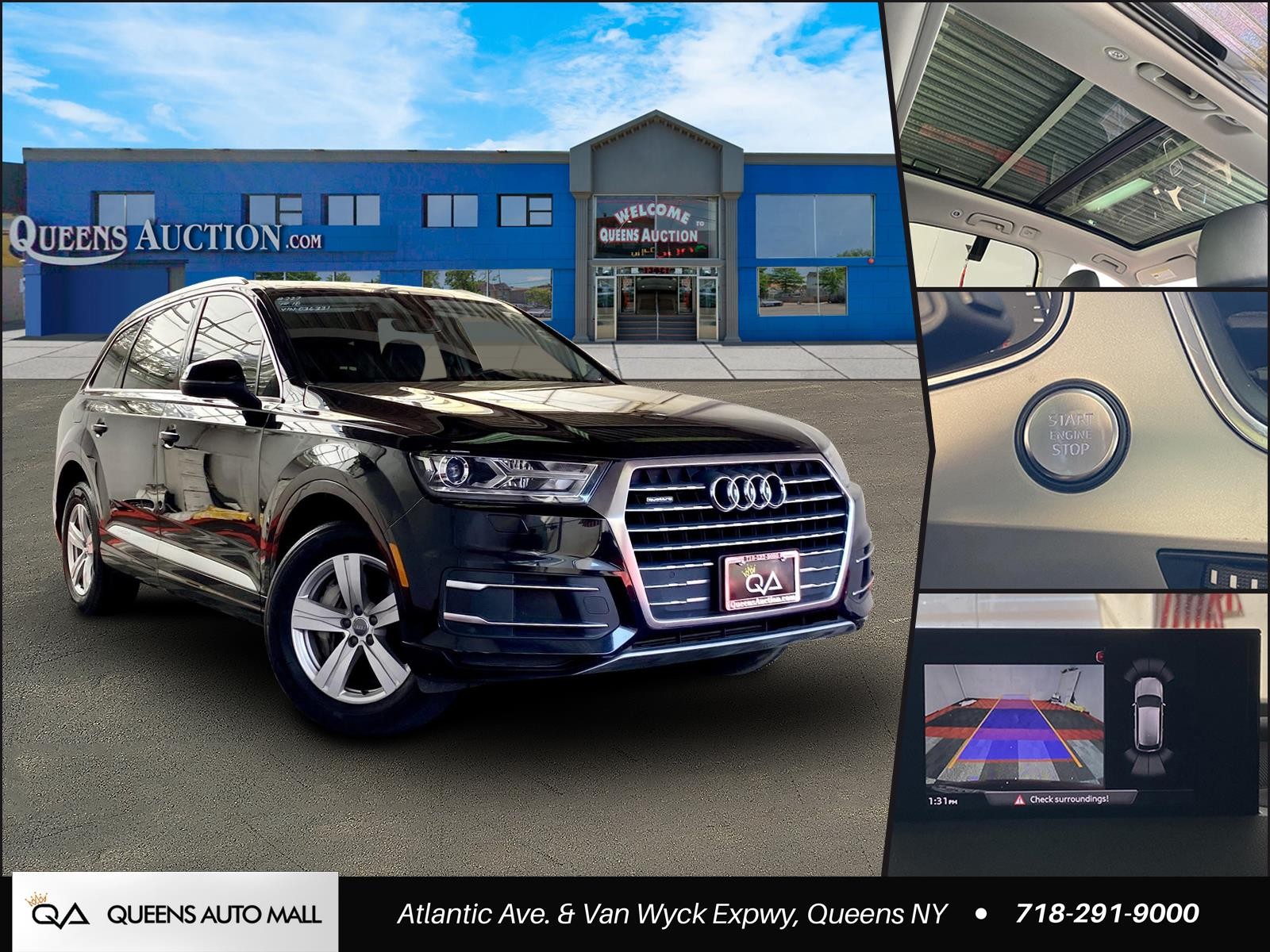 Orca Black Metallic 2018 Audi Q7 SUV / Crossover All-Wheel Drive Automatic