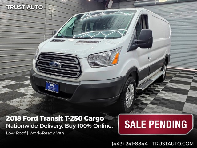 Oxford White 2018 Ford Transit Cargo Van Rear-Wheel Drive 6-Speed Automatic