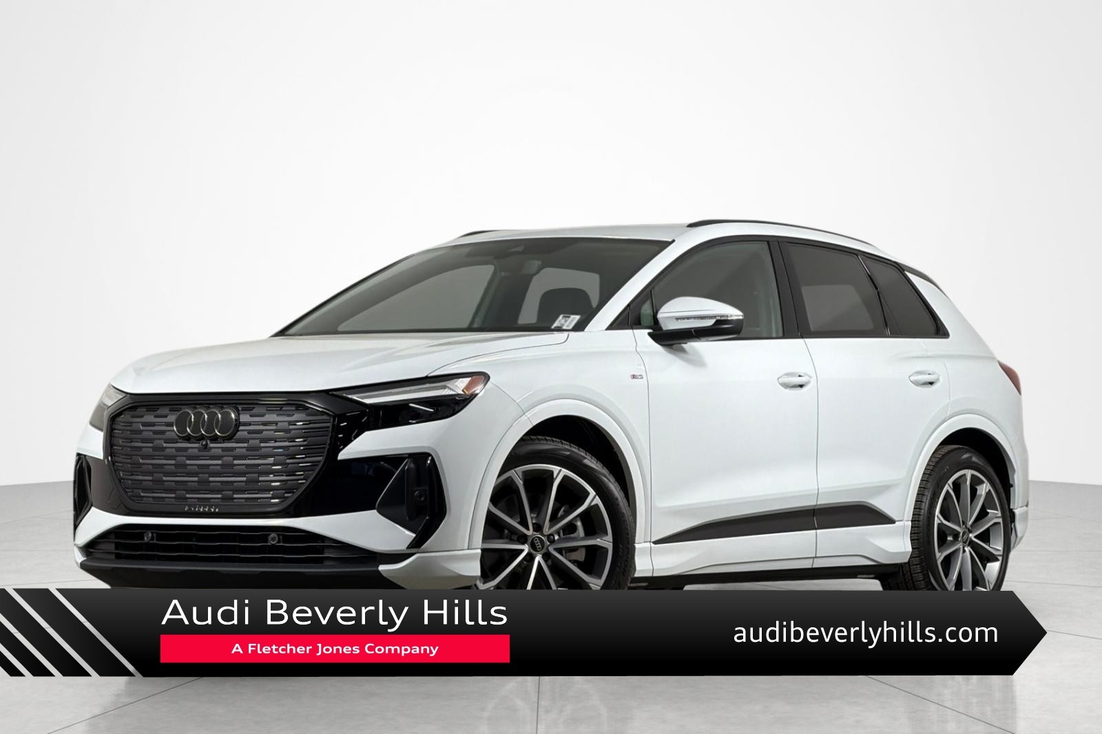 Glacier White Metallic 2026 Audi Q4 e-tron SUV / Crossover All-Wheel Drive Automatic