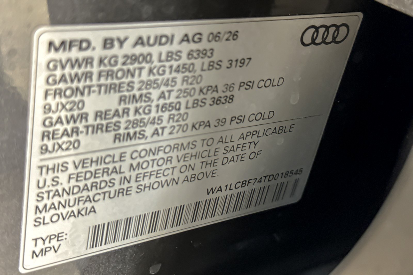 New 2026 Samurai Gray Metallic Audi Premium Plus 45 quattro *Ltd Avail* image 24