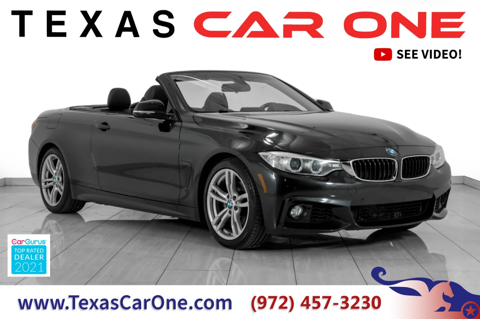 2014 BMW 428i Convertible M SPORT DRIVER ASSIST PKG LEATHER SEATS REAR CAMER 1