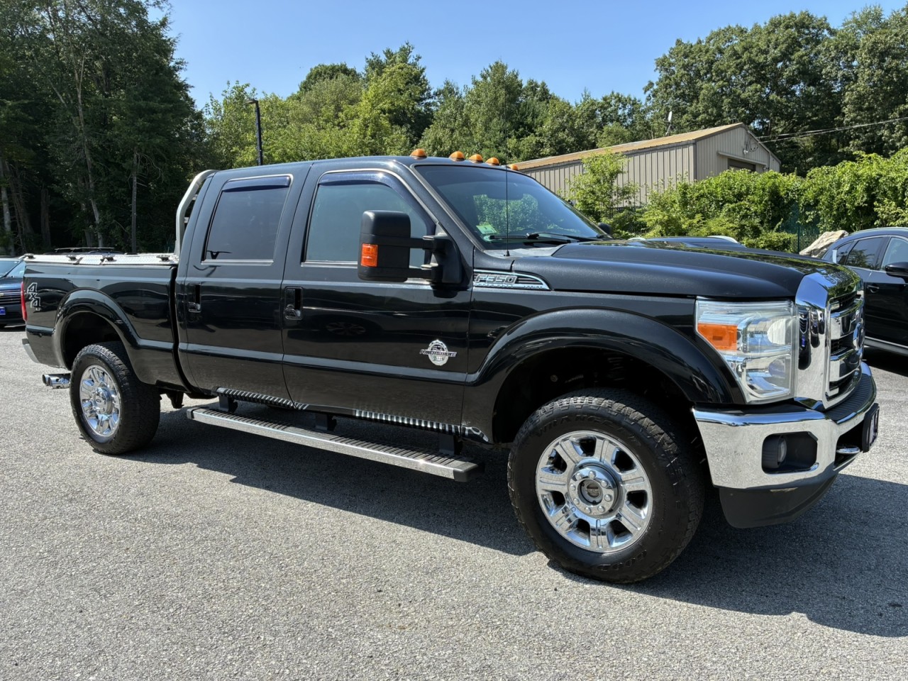 Black 2015 Ford F-350 Super Duty Pickup Truck Four-Wheel Drive Automatic