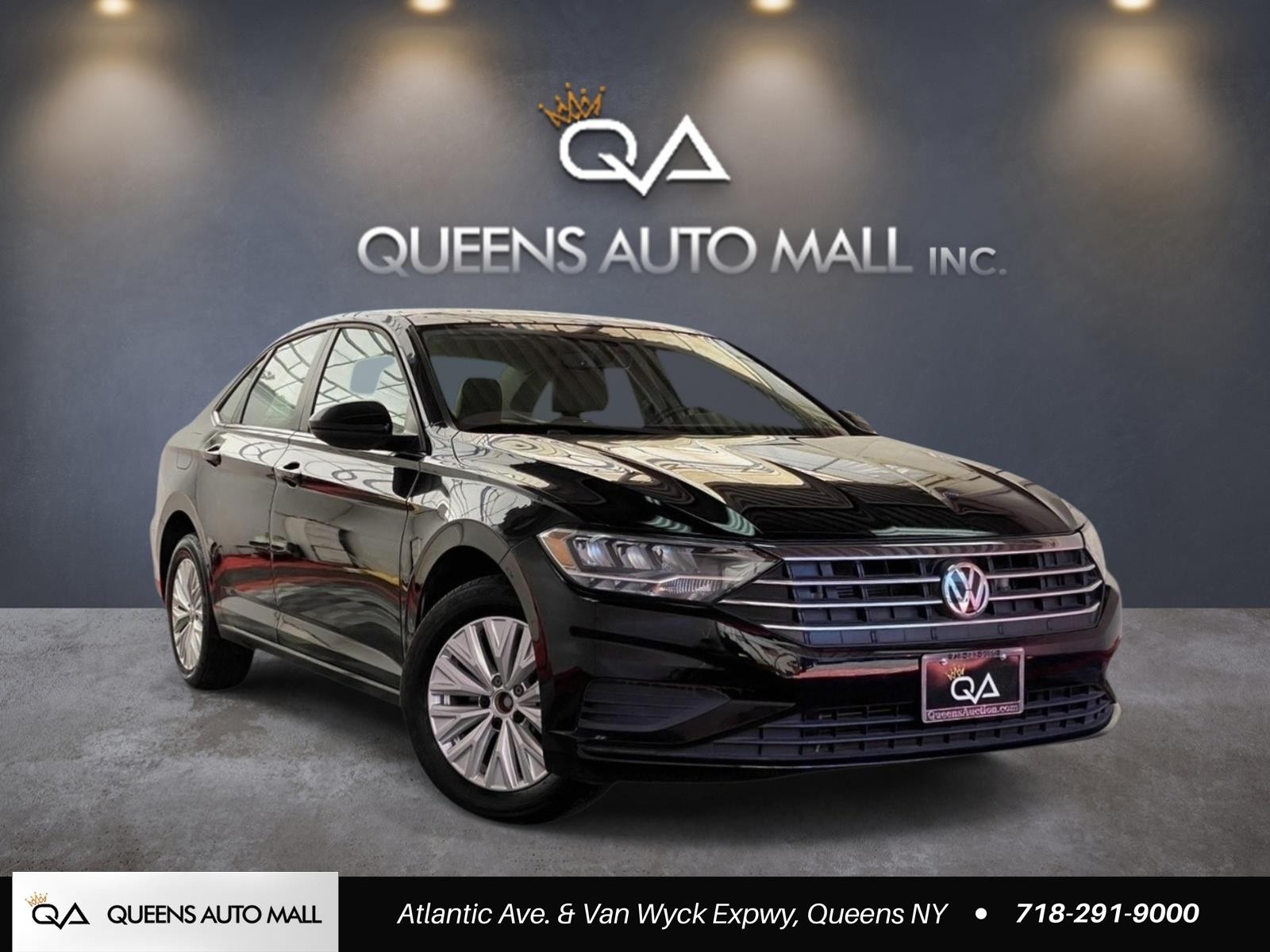 Black Uni 2020 Volkswagen Jetta Sedan Front-Wheel Drive Automatic