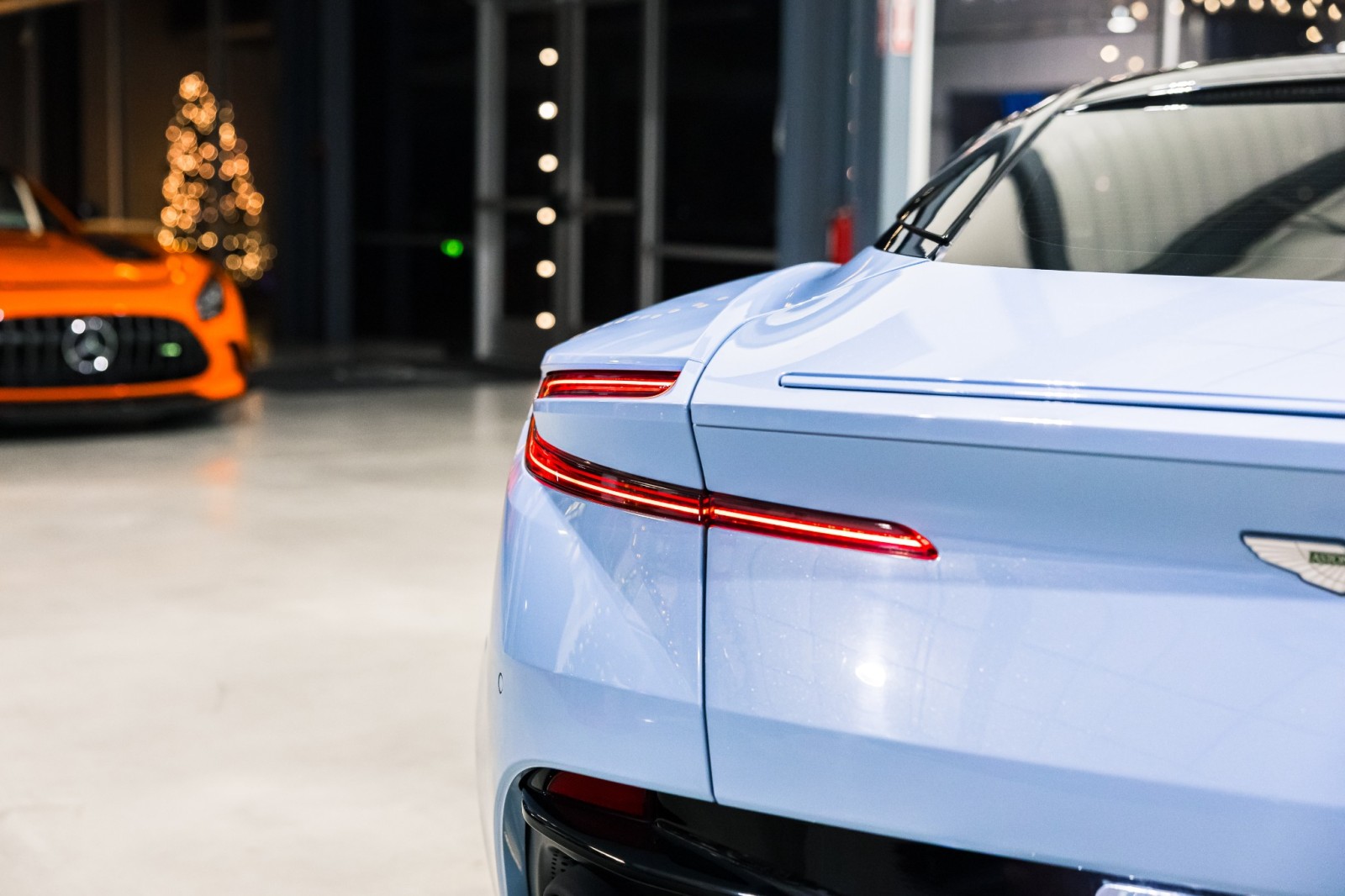 Used Car 2017 Aston Martin Db11  - Frosted Glass Blue Paint - Exterior Black Pack - Premium Audio For Sale Under $110,000 In Boerne, Texas