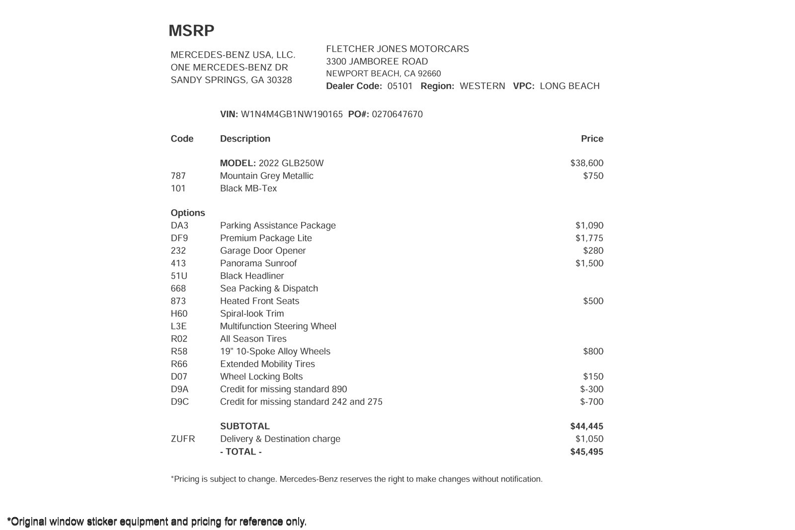 Used 2022 Mountain Grey Metallic Mercedes-Benz GLB 250 SUV image 3