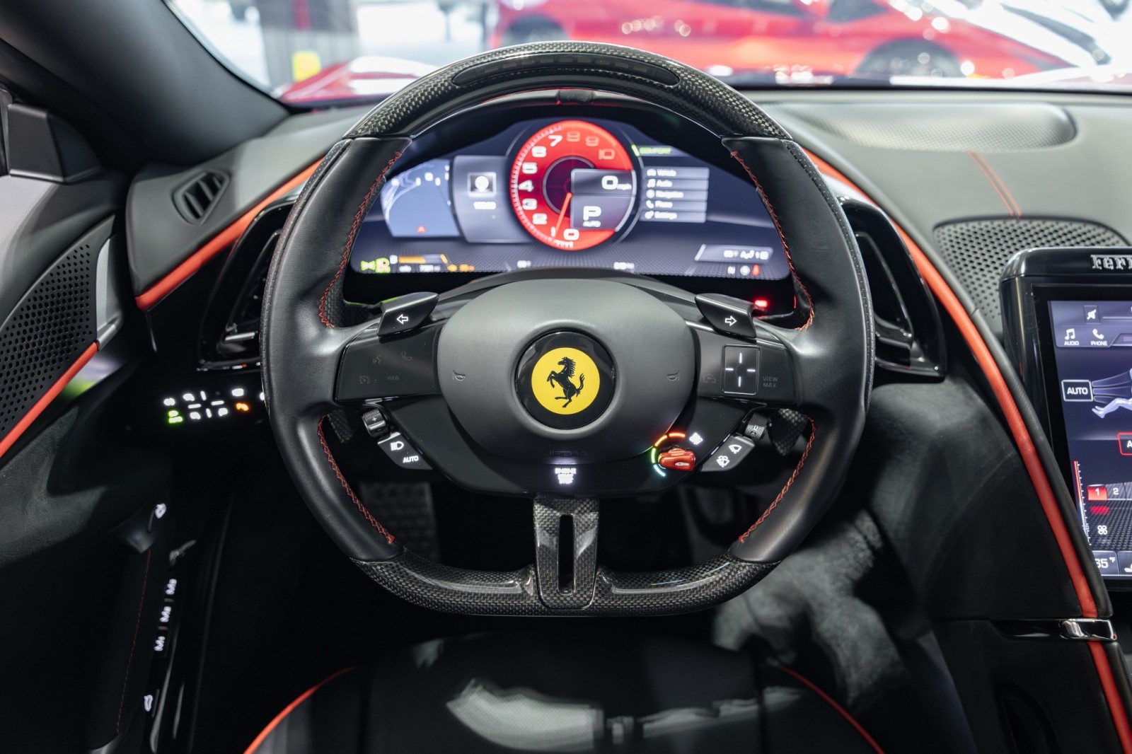 Used Car 2021 Ferrari Roma  - Passenger Display - Rosso Scuderia - $280,143 Msrp - Full Car Ppf For Sale Under $200,000 In Boerne, Texas