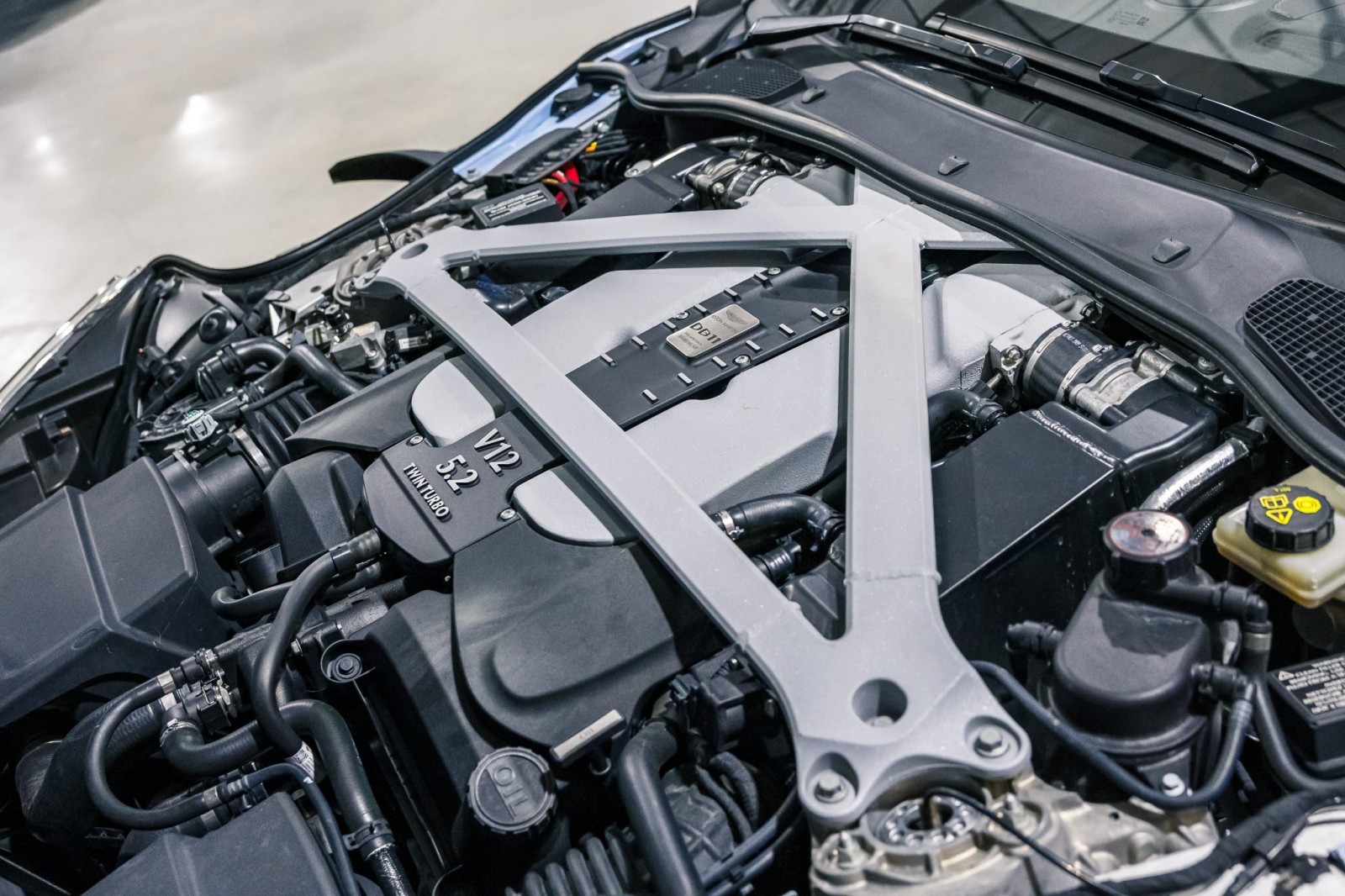 Used Car 2017 Aston Martin Db11  - Frosted Glass Blue Paint - Exterior Black Pack - Premium Audio For Sale Under $110,000 In Boerne, Texas