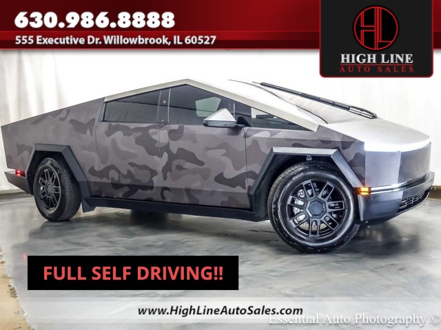 Black 2024 Tesla Cybertruck Pickup Truck All-Wheel Drive Automatic