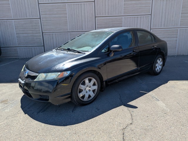 Crystal Black Pearl 2010 Honda Civic LX Sedan Front-Wheel Drive Automatic