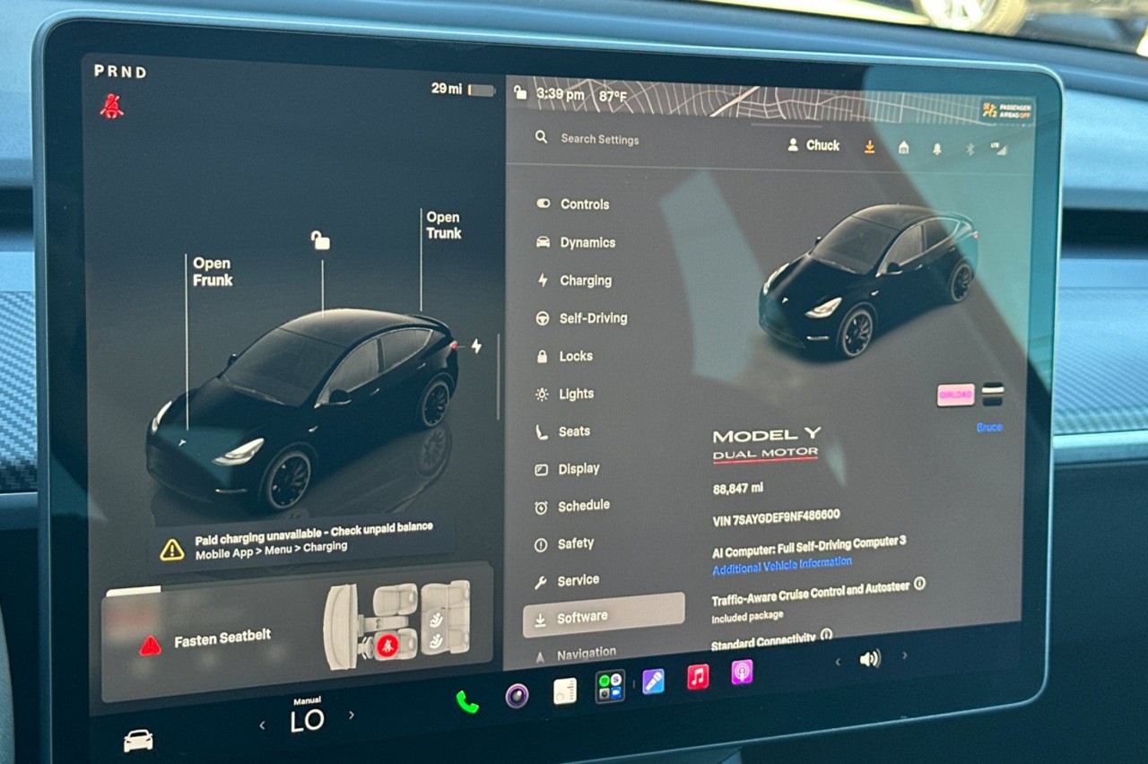 Used 2022 BLACK Tesla Performance image 26