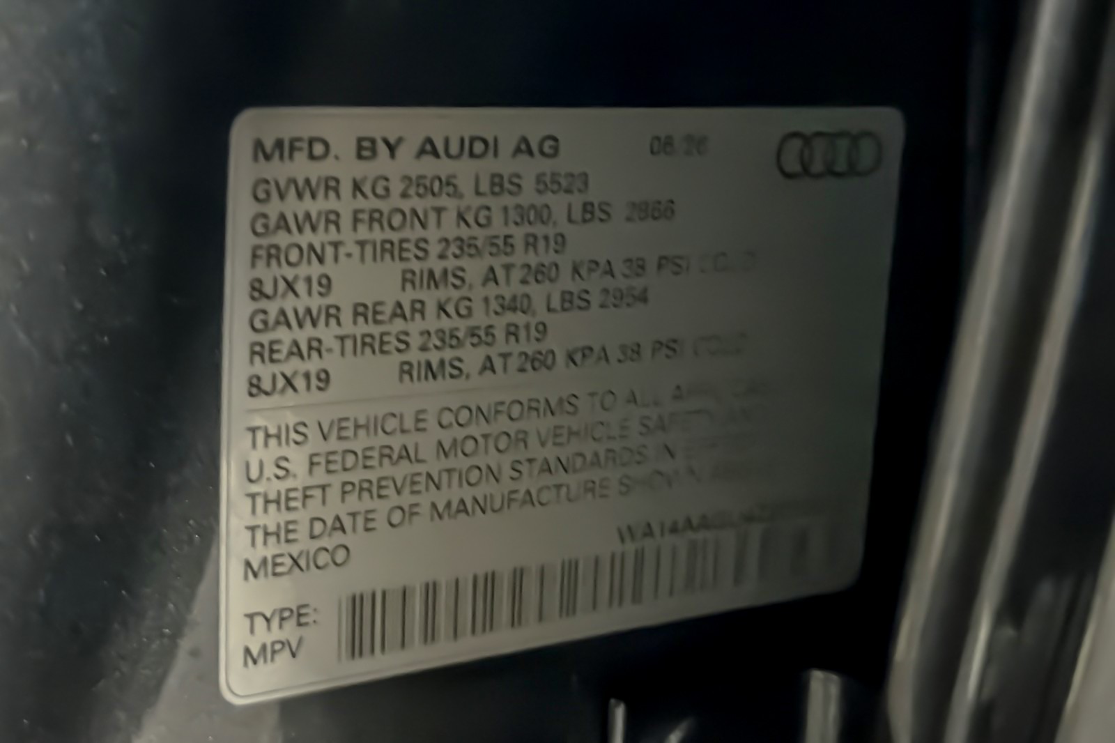New 2026 Daytona Gray Pearl Effect Audi Premium 2.0 TFSI quattro image 27