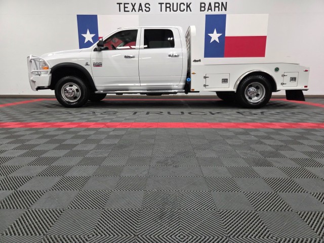 Bright White 2011 RAM 3500 Chassis SLT Crew Cab 4WD Pickup Truck Four-Wheel Drive Automatic