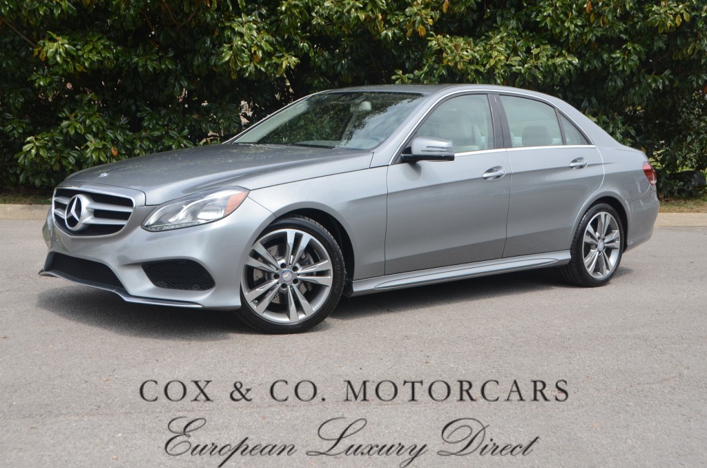 Palladium Silver Metallic 2014 Mercedes-Benz E-Class E 350 Sport Sedan Rear-Wheel Drive Automatic