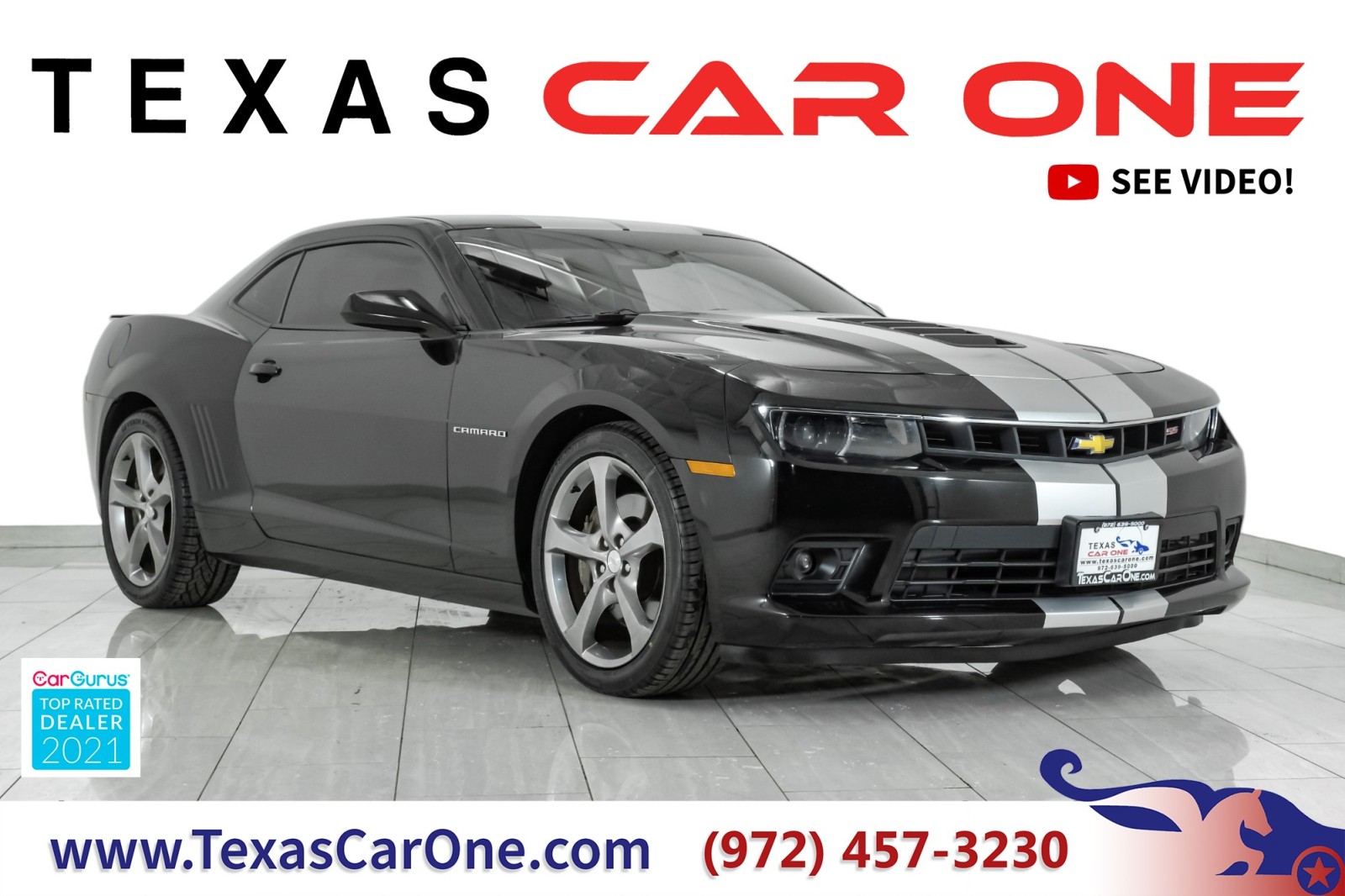 2014 Chevrolet Camaro 2SS AUTOMATIC HEADUP DISPLAY NAVIGATION SUNROOF LE 1