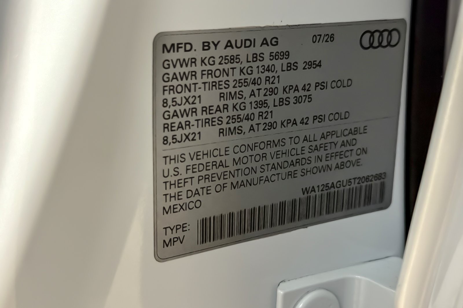 New 2026 Glacier White Metallic Audi Premium Plus 3.0 TFSI quattro image 29
