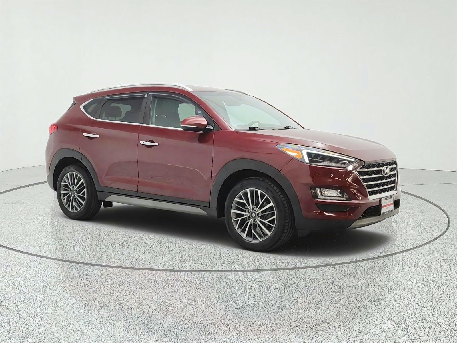 Used 2019 Gemstone Red Hyundai Limited FWD image 3