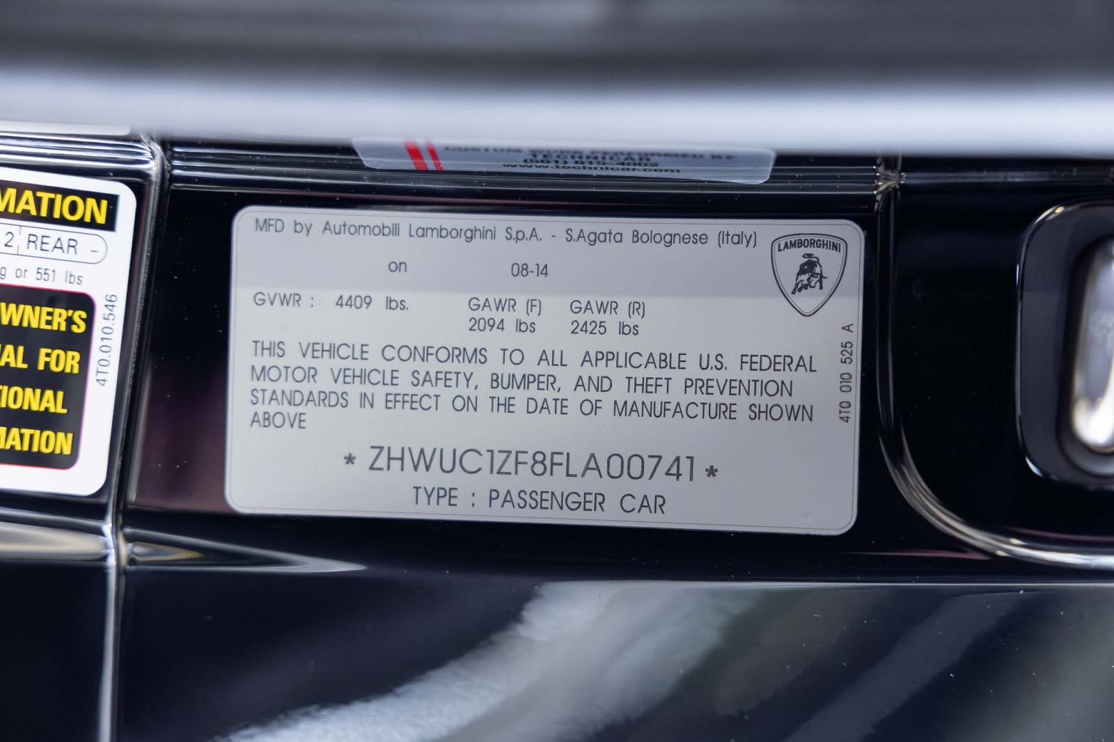 Used Car 2015 Lamborghini Huracan  For Sale Under $230,000 In Boerne, Texas