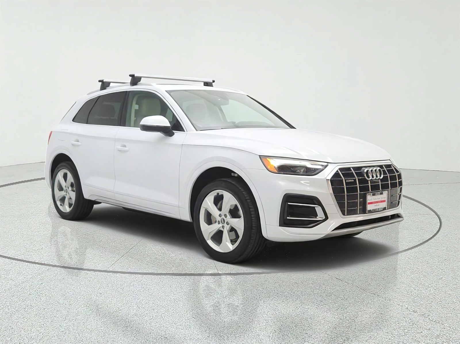 Used 2021 Glacier White Metallic Audi Premium Plus 45 TFSI quattro image 3