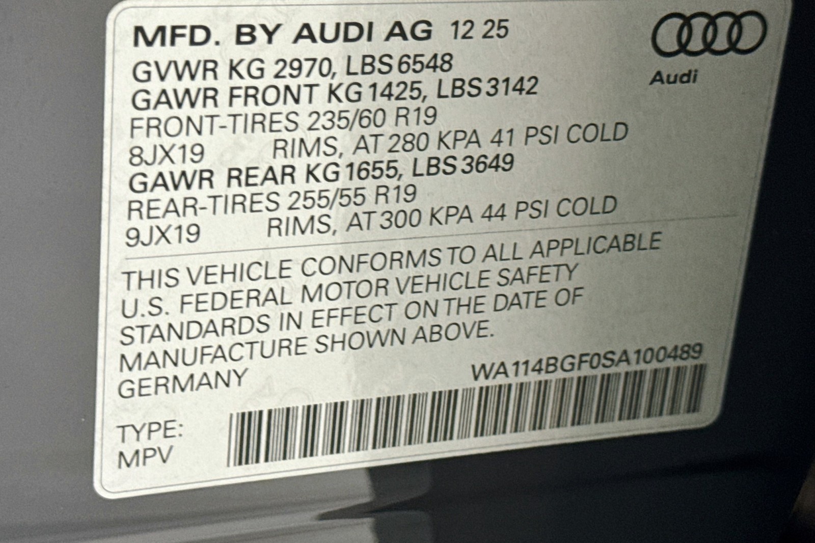 New 2025 Magnet Gray Audi Premium quattro image 30