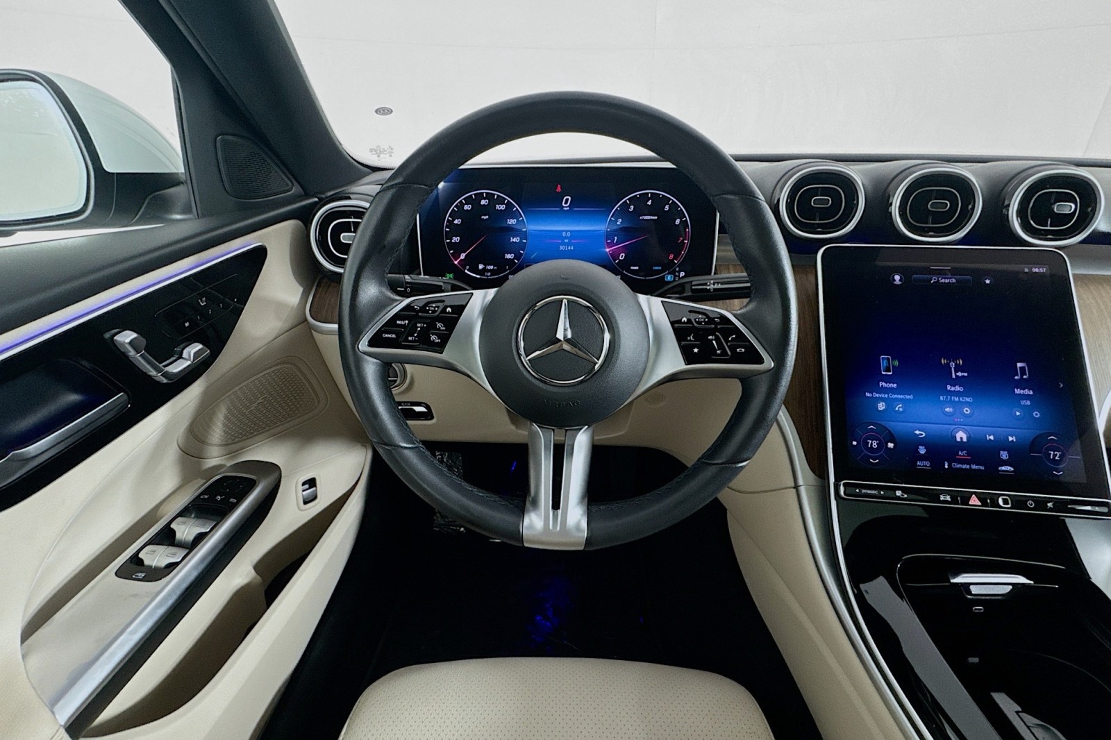Certified Used 2024 Polar White Mercedes-Benz C 300 image 6