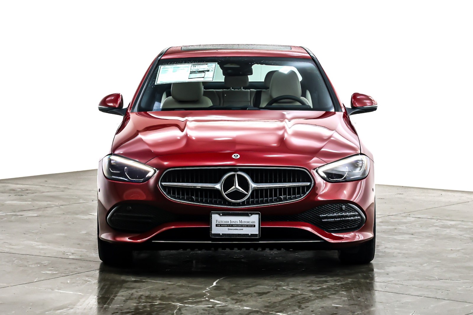New 2026 MANUFAKTUR Patagonia Red Metallic Mercedes-Benz C 300 image 2