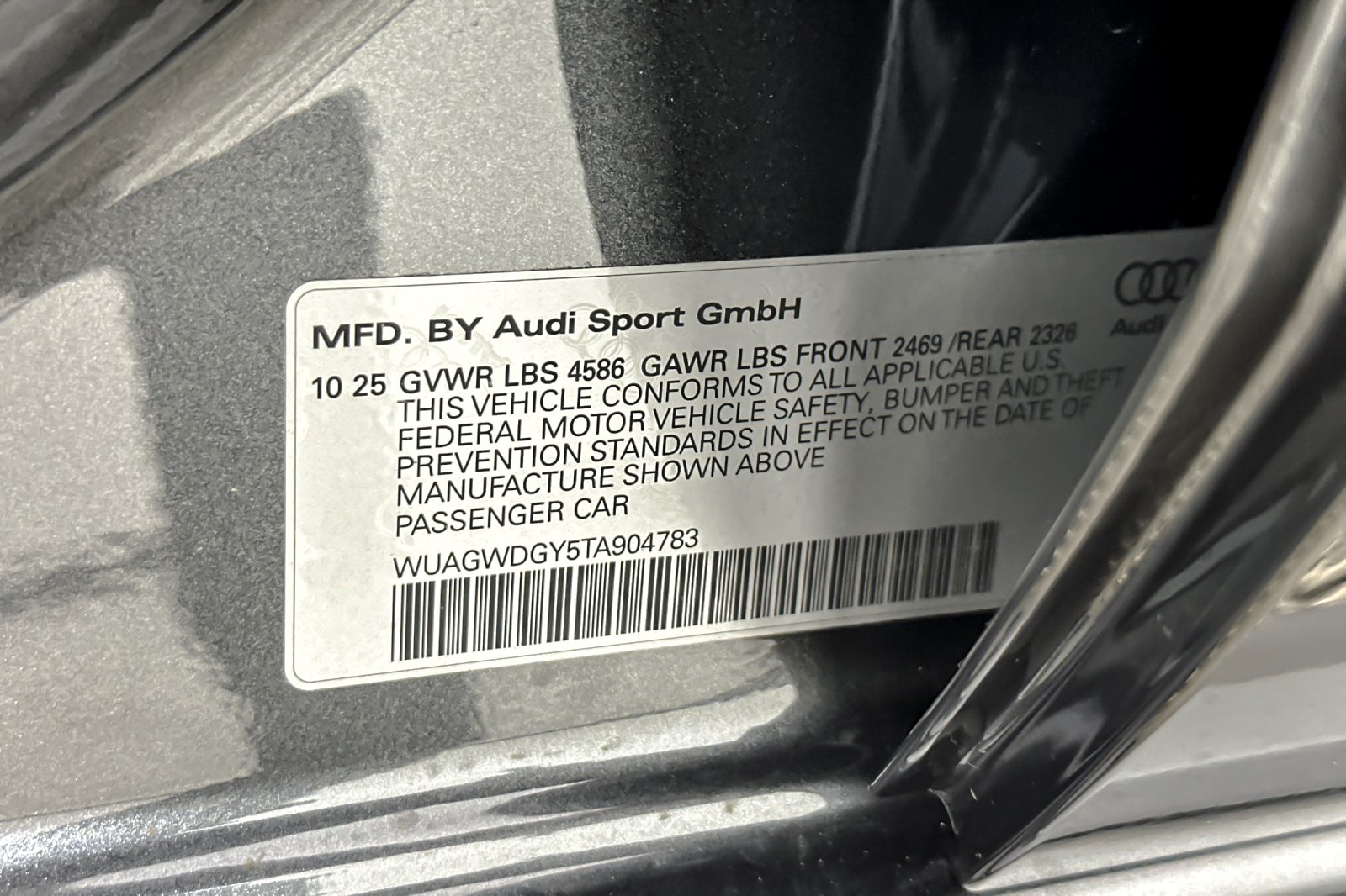 New 2026 Daytona Gray Pearl Effect Audi quattro image 23