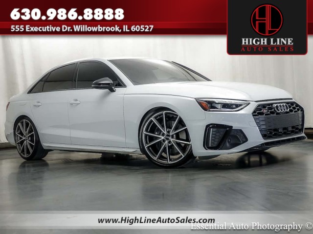 Ibis White 2021 Audi S4 Sedan All-Wheel Drive Automatic