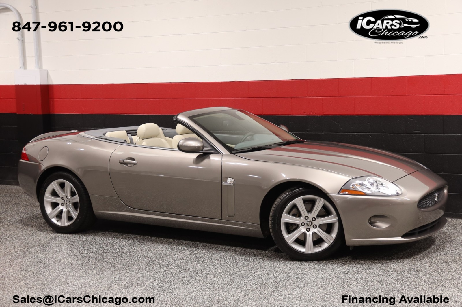 Winter Gold 2008 Jaguar XK-Series Convertible Rear-Wheel Drive Automatic