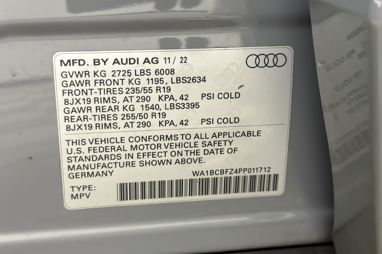 Used 2023 Pebble Gray Audi Premium Plus 40 RWD image 27