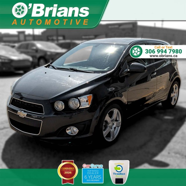 Black Granite Metallic 2014 Chevrolet Sonic Hatchback Front-Wheel Drive Automatic