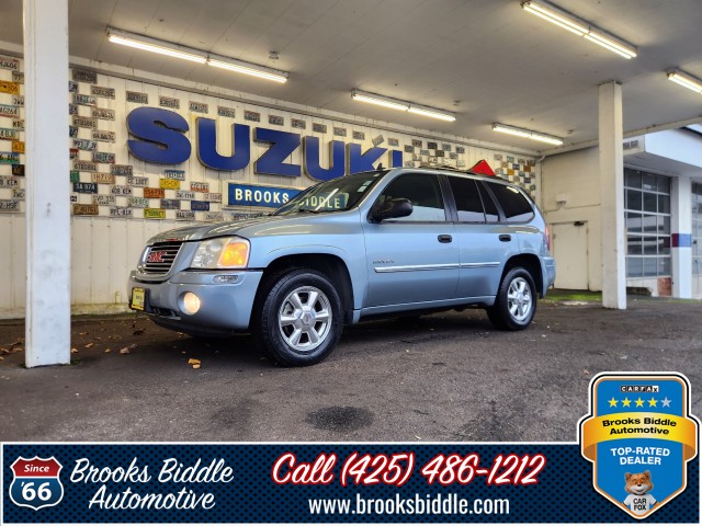 Silver Blue Metallic 2006 GMC Envoy SLE 4WD SUV / Crossover Four-Wheel Drive Automatic
