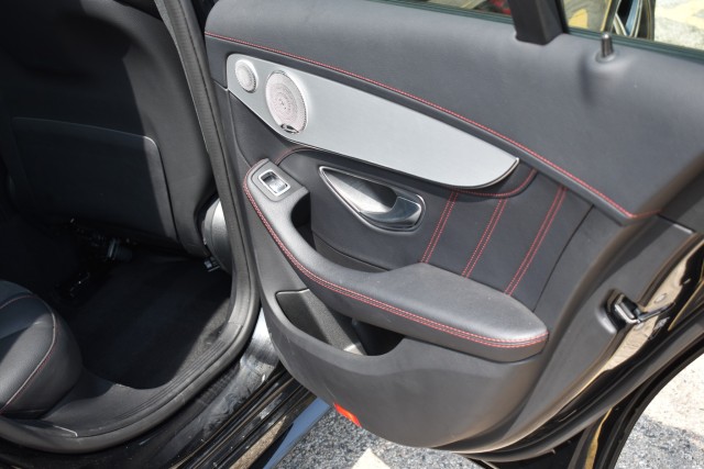 2018 Mercedes-Benz C-Class AMG AWD Leather Burmester Sound Moonroof Heated Front Seats Keyless Start Bluetooth Blind Spot 37