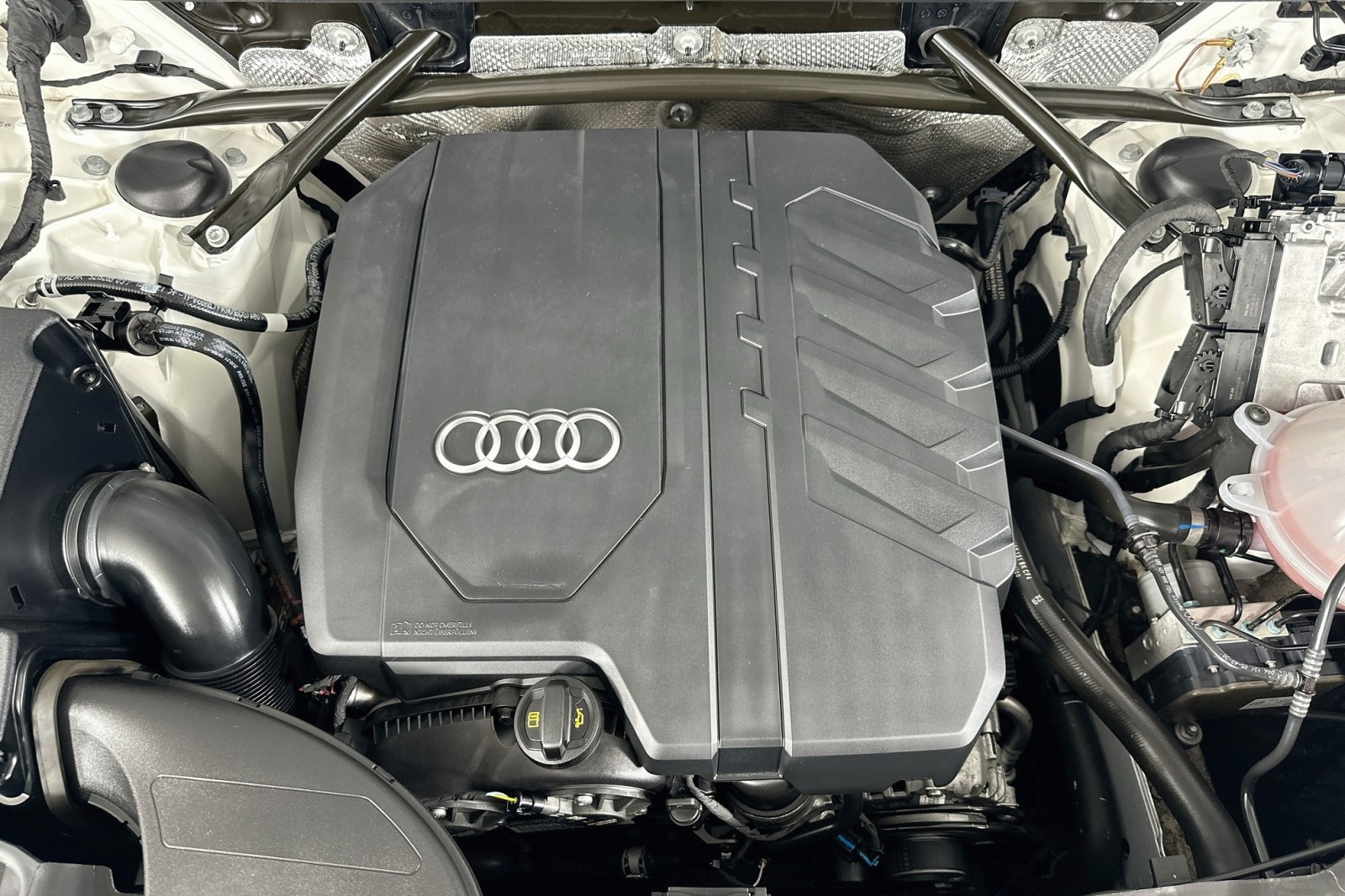 Used 2021 Glacier White Metallic Audi Premium image 12
