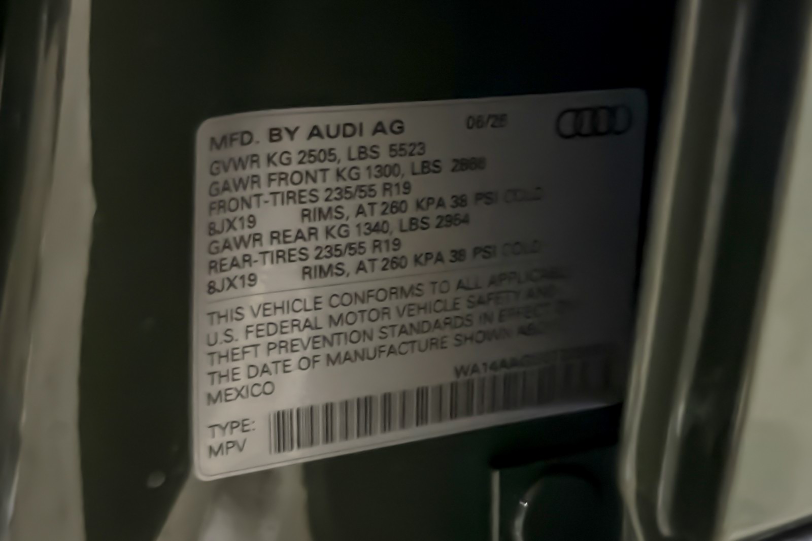 New 2026 District Green Metallic Audi Premium 2.0 TFSI quattro image 27