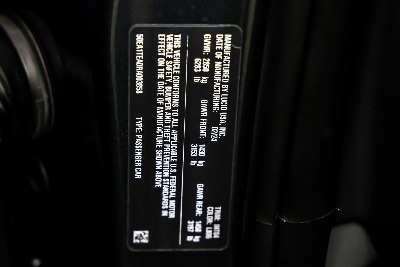 Used 2024 Quantum Grey Metallic Lucid Touring AWD image 24