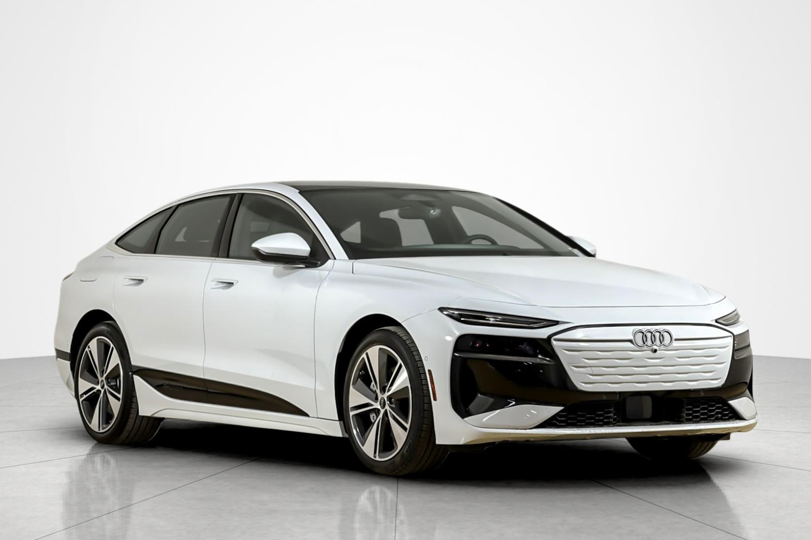 New 2027 Glacier White Metallic Audi Premium RWD image 2