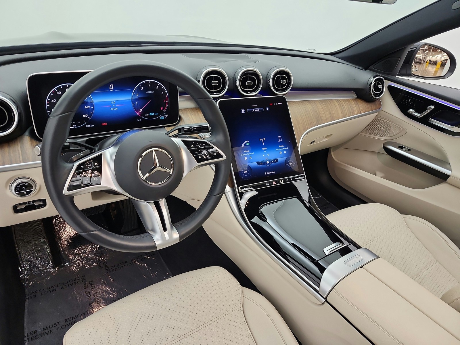 Certified Used 2022 Black Mercedes-Benz C 300 Sedan image 9