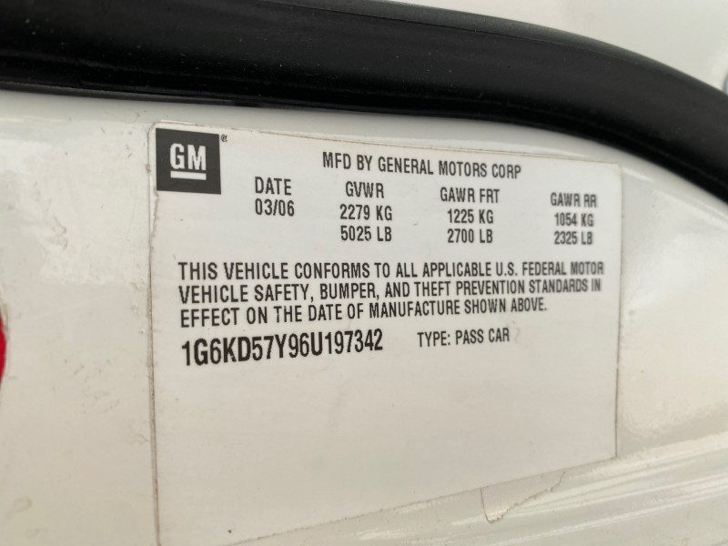 2006 Cadillac DTS LOW MILES 58,287 in , 