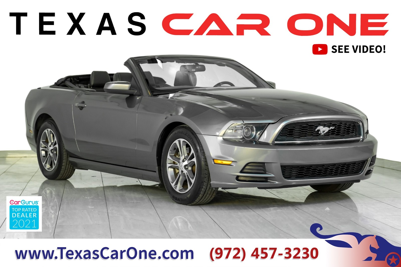 2013 Ford Mustang Convertible PREMIUM AUTOMATIC LEATHER SEATS BLUETOOTH CRUISE C 1