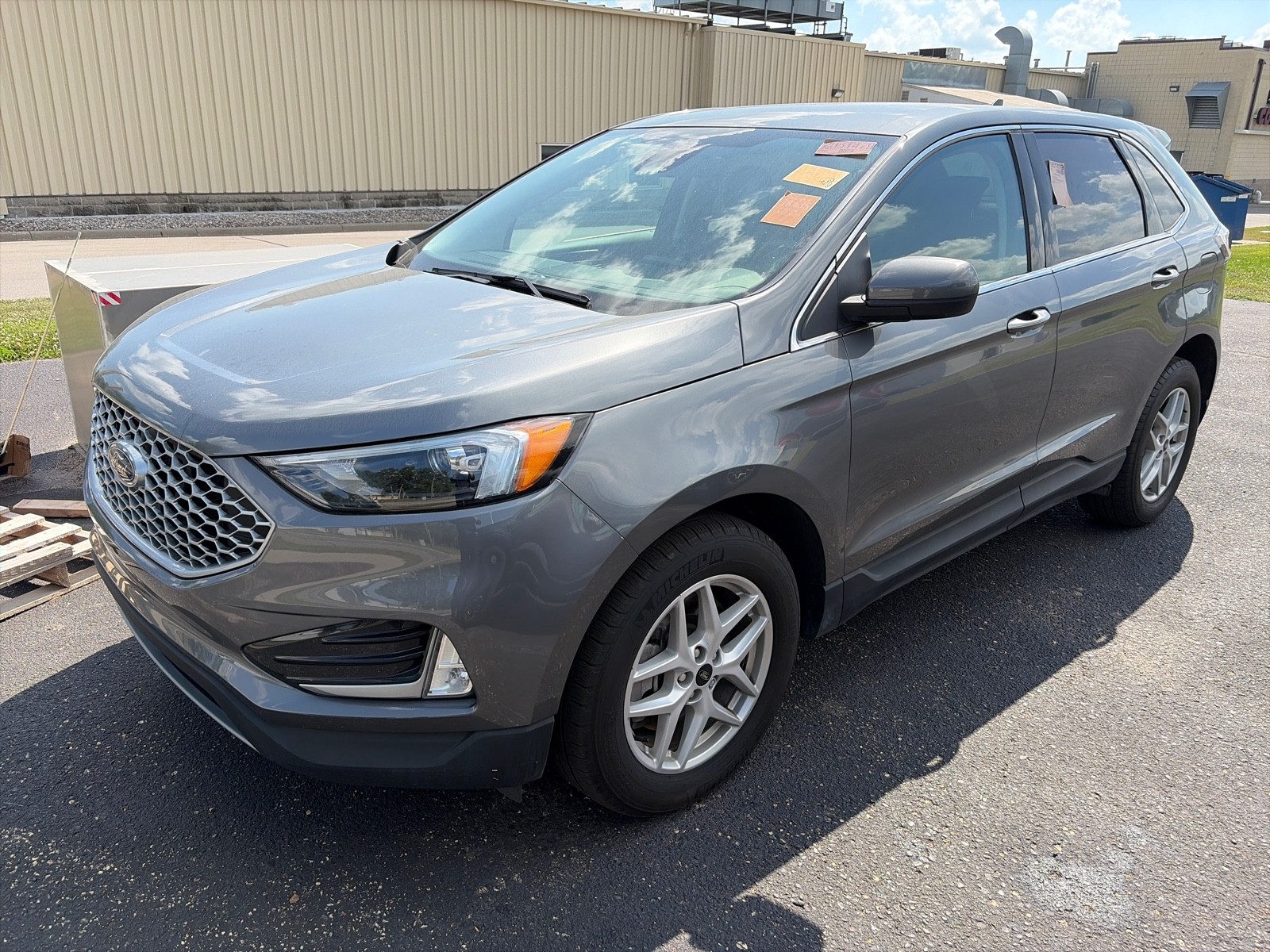 Carbonized Gray Metallic 2024 Ford Edge SUV / Crossover All-Wheel Drive Automatic