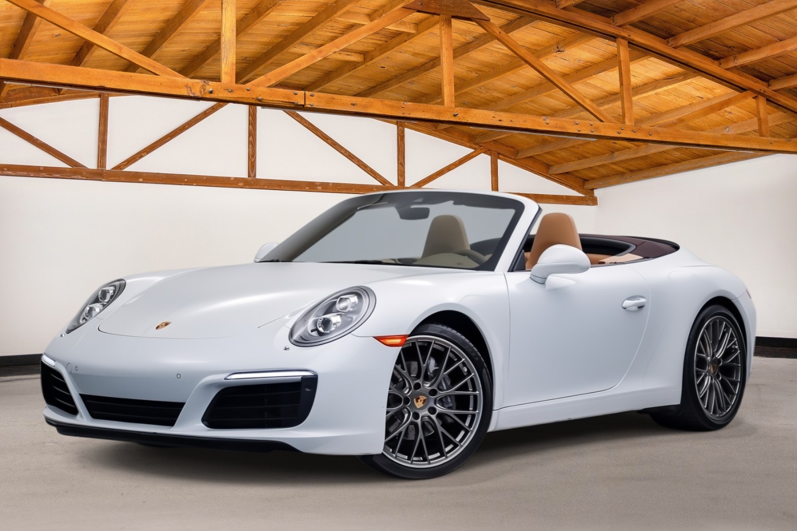White 2017 Porsche 911 Convertible Rear-Wheel Drive Manual