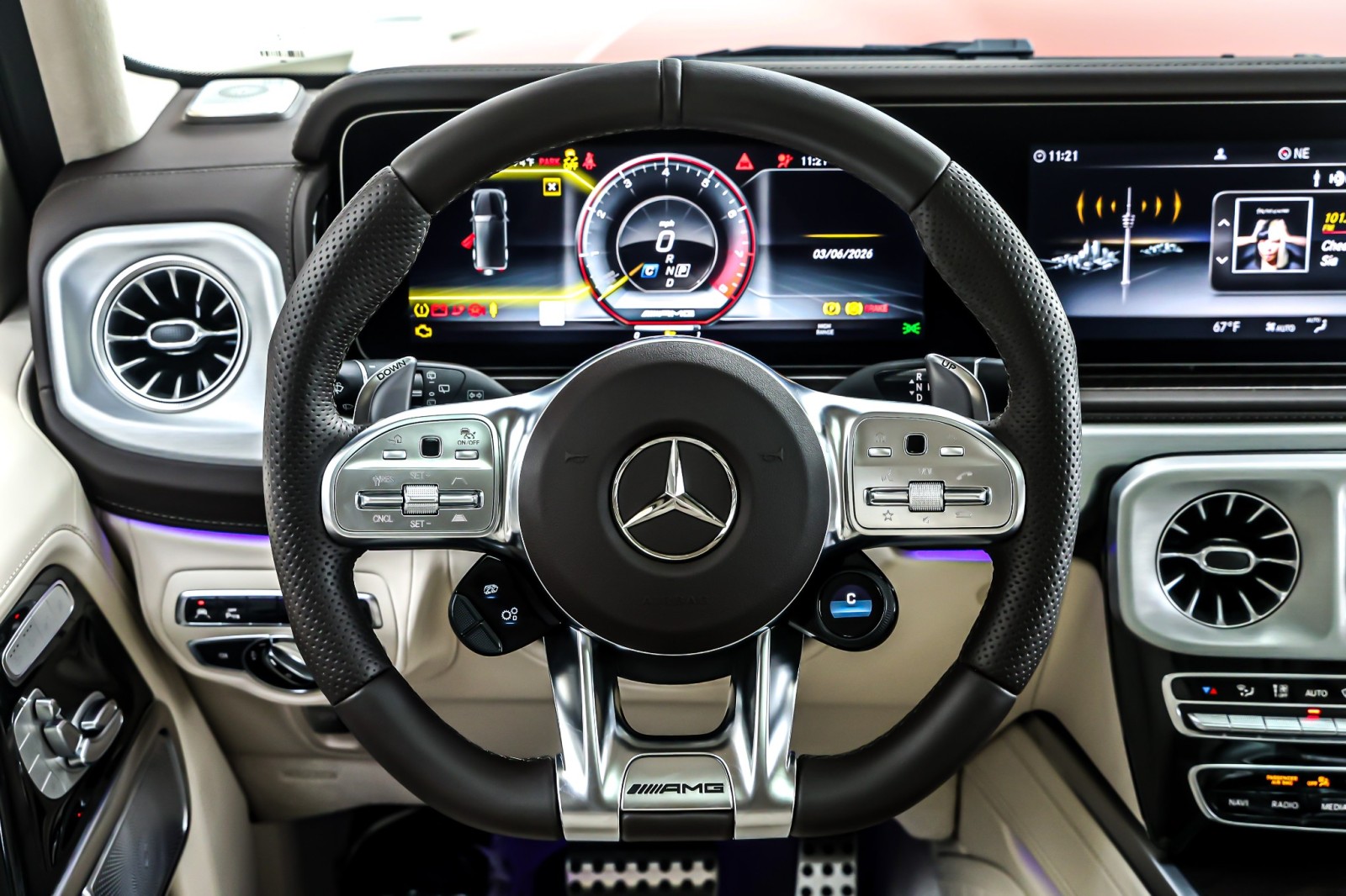 Certified Used 2024 MANUFAKTUR Cardinal Red Metallic Mercedes-Benz AMG® G 63 4MATIC SUV image 20