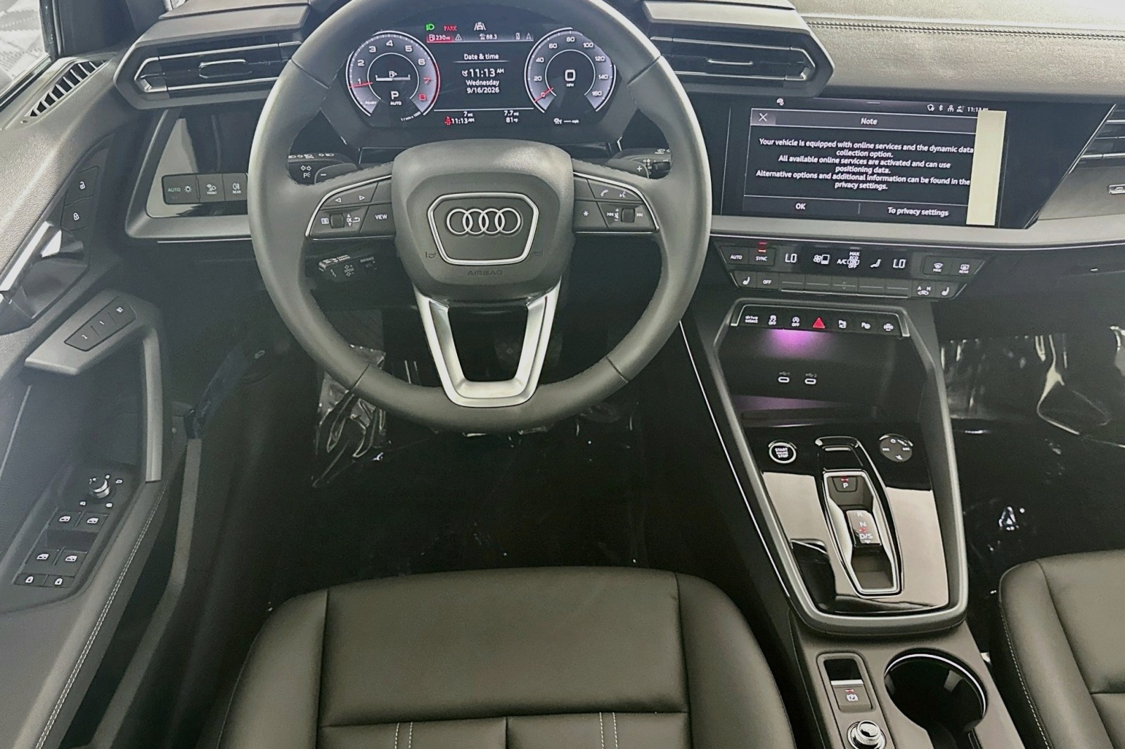 New 2026 Mythos Black Metallic Audi Premium Plus image 5