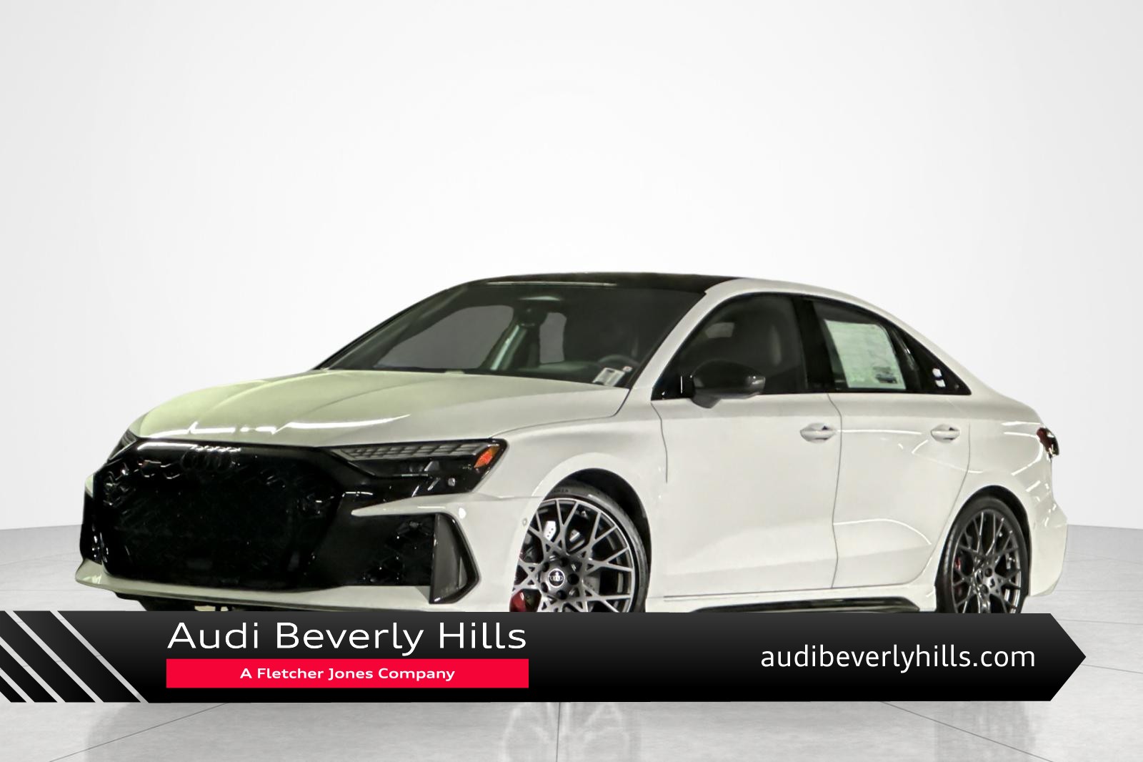 Arkona White 2026 Audi RS 3 Sedan All-Wheel Drive Automatic