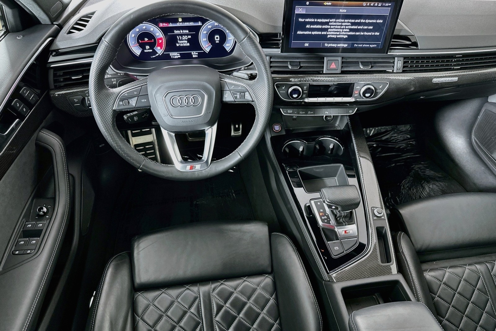 Used 2023 Mythos Black Metallic Audi Premium Plus image 5