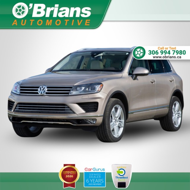  2016 Volkswagen Touareg AWD Comfortline SUV / Crossover  Automatic